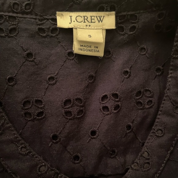 Eyelet Navy Blue Dress - Picture 2 of 2